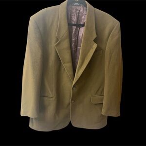 Christian Aujard Cashmere-blend blazer camel/brown color, Size 46R. #10250